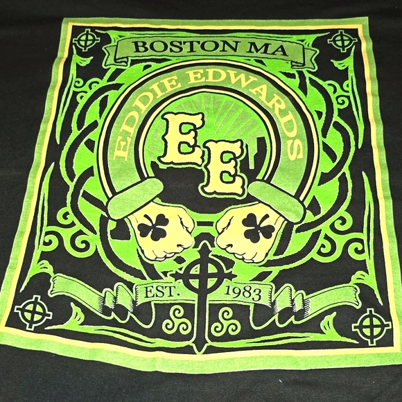 Eddie Edwards T-Shirt Mens XXL TNA Impact Wrestling Tee Boston - Picture 2 of 5